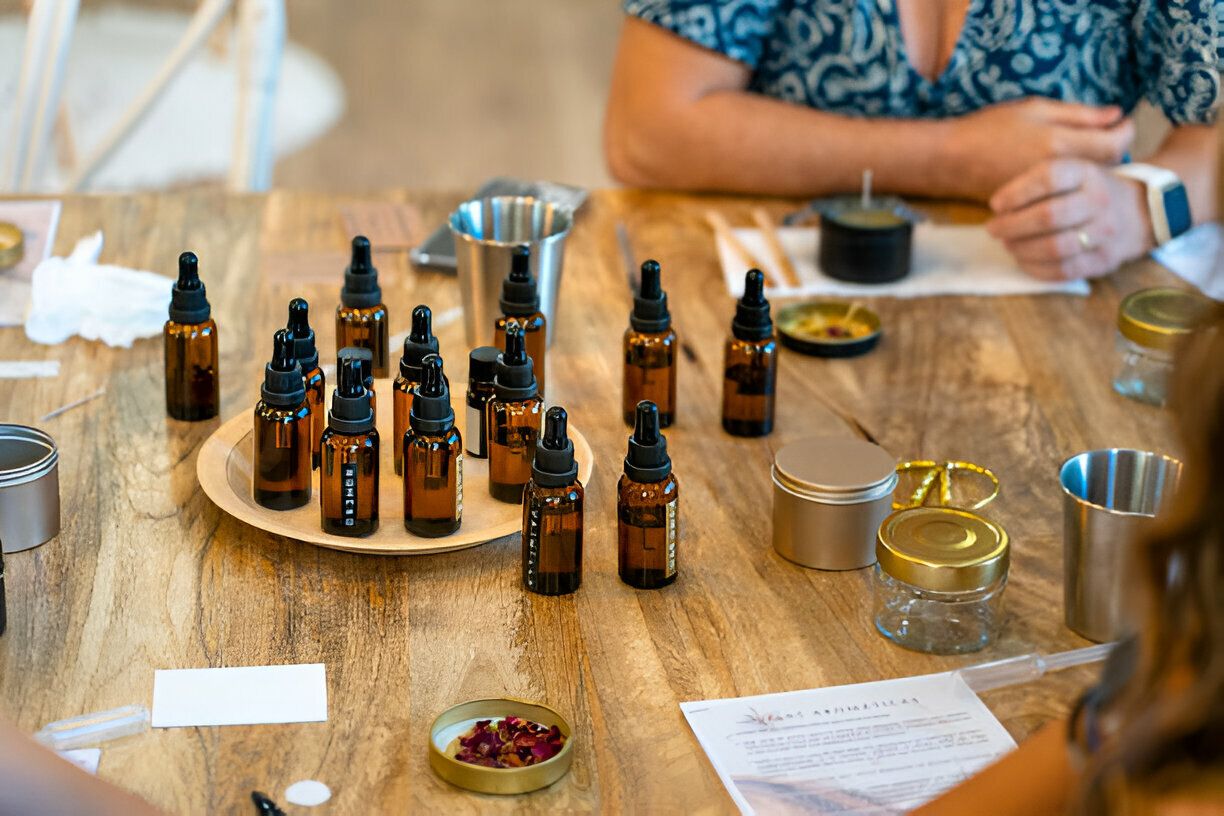 Huile parfumée pour la fabrication de bougies